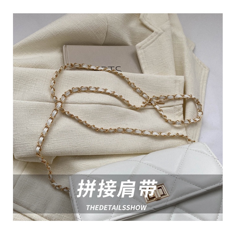 Ba Lô Đeo Vai Hình Vuông Cỡ Nhỏ Đính Đá Phối Dây Đeo Sợi Xích Thời Trang Xuân Hè 2023 Cho Nữ