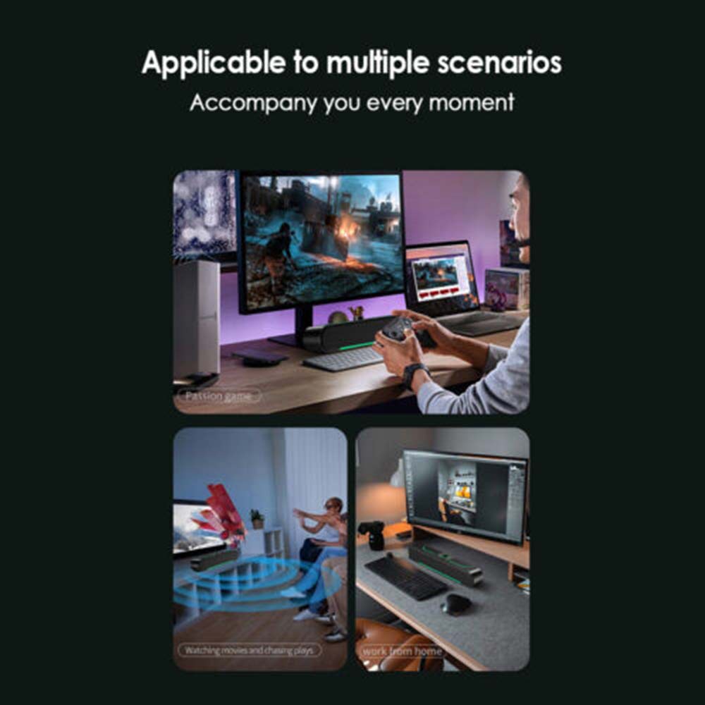 Computer Speakers Wired Speaker PC Soundbar Stereo USB Powered for Laptop Tablet