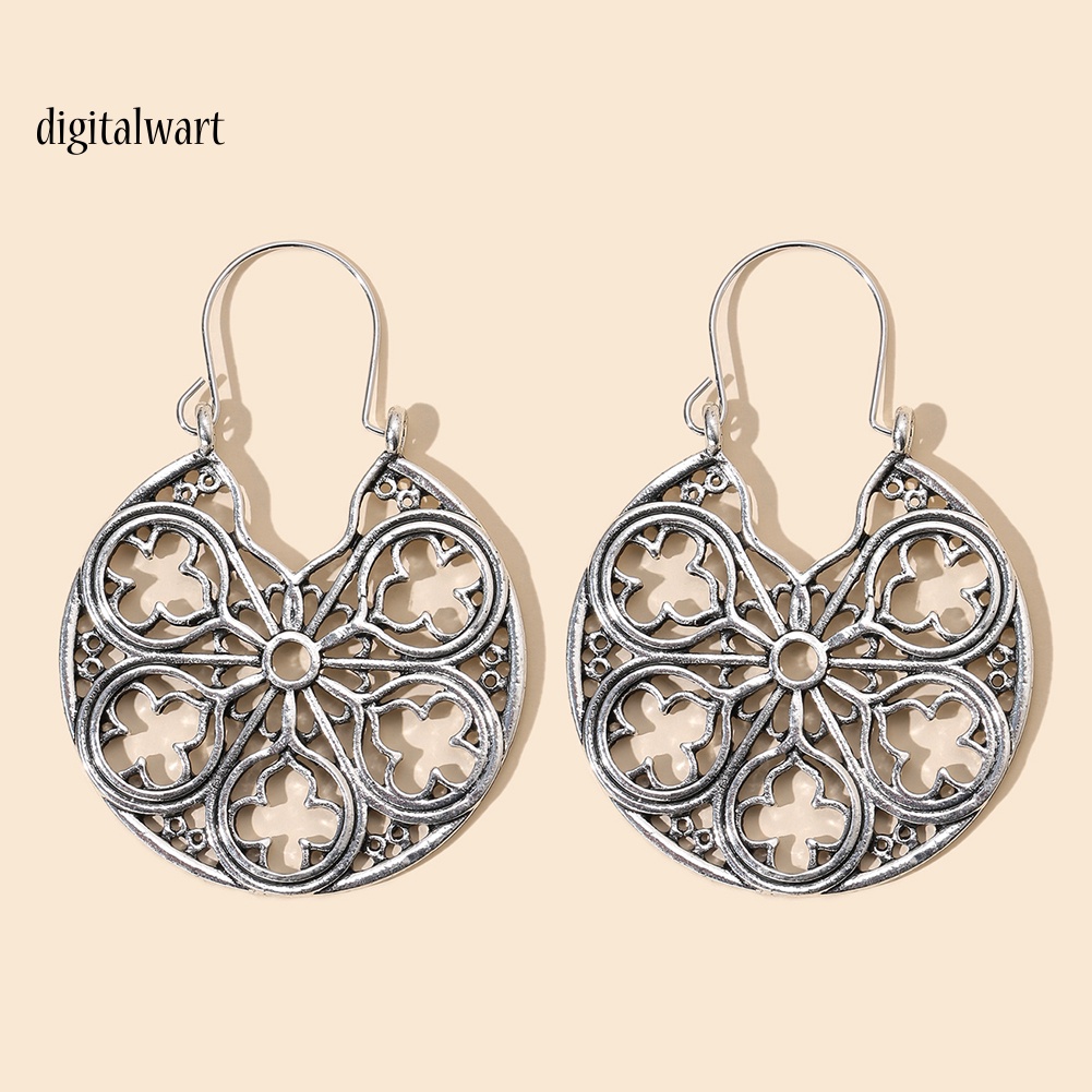 Kỹ Thuật Số| Khuyên Tai Nữ Trang Dáng Tròn Tạo Hình Độc Đáo