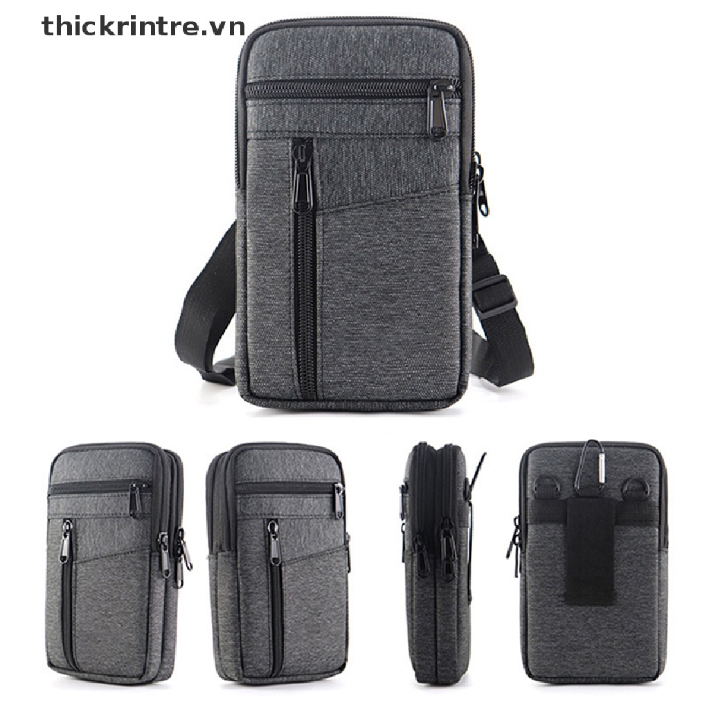 Túi Đeo Hông Hai Lớp Chống Thấm Nước Đựng Điện Thoại Tiện Dụng Cho Nam Và Nữ