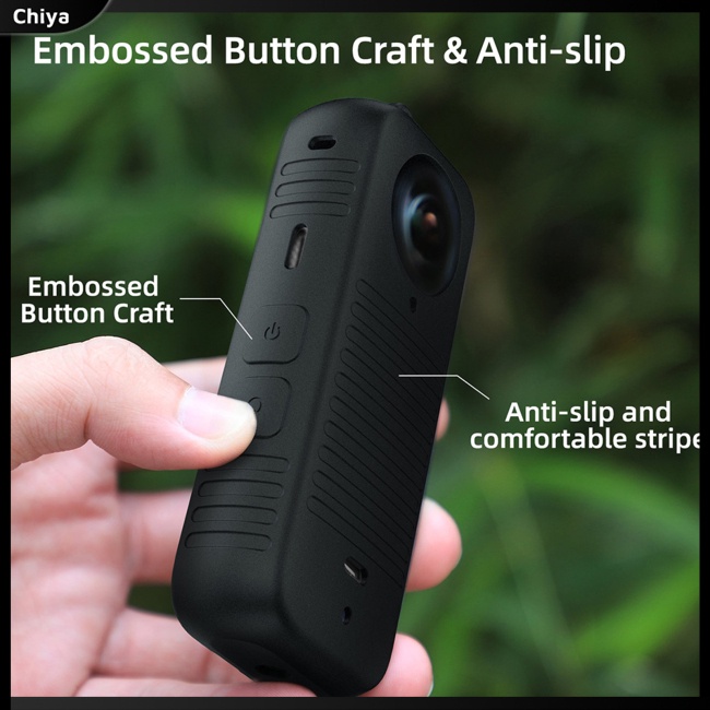 Nắp Bảo Vệ Màn Hình Bằng Silicon Chống Trầy Cho Insta360 X3