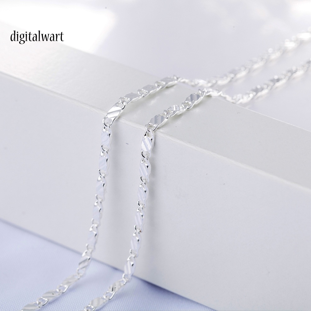 Kỹ Thuật Số| Vòng cổ Sợi Xích 16-30 inch 2mm Thời Trang Cá Tính Cho Nam Và Nữ