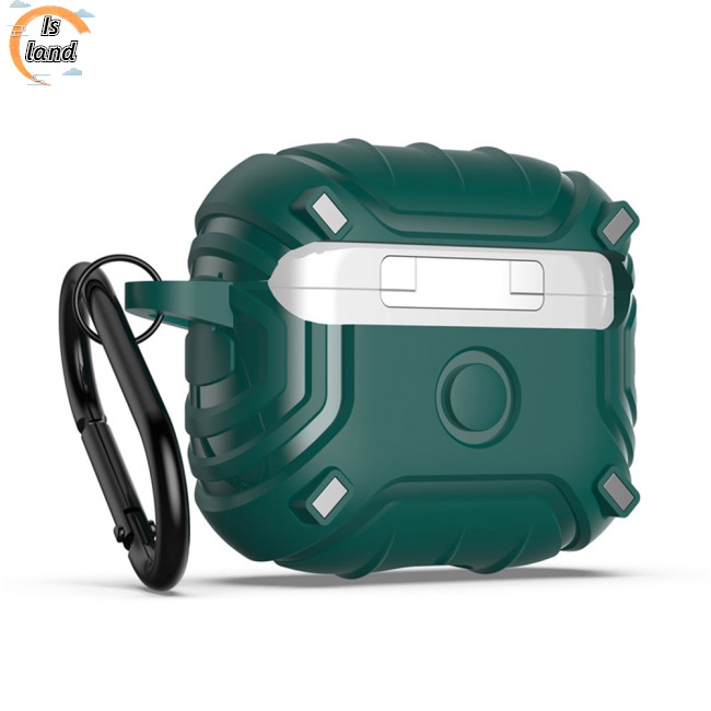 Vỏ Bảo Vệ Hộp Sạc Tai Nghe Airpods3 Có Móc Khóa Nam Châm