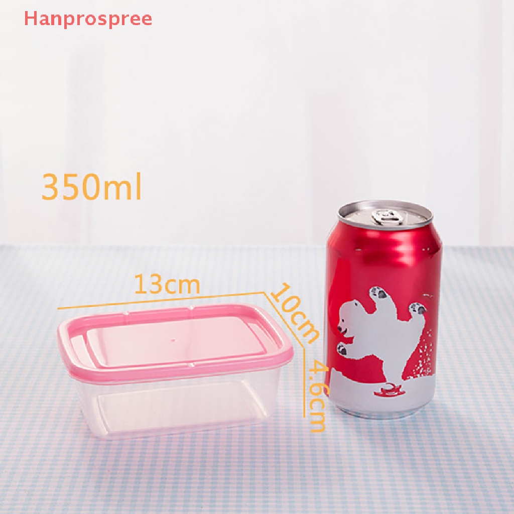 Hộp Nhựa Đựng Cơm Trưa Hình Chữ Nhật Dung Tích 350ml