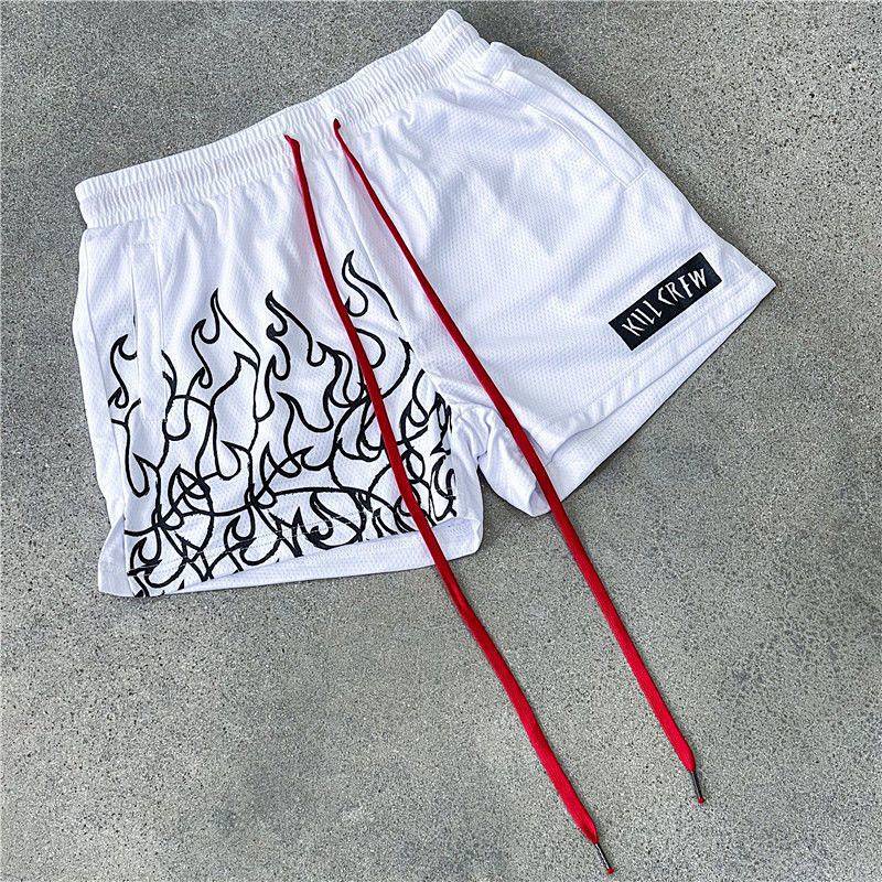 2023 Summer New American Sports Shorts Men's Basketball Swimming Trunks Quick-Drying Breathable Mesh Running Fitness Shorts ZfGr
