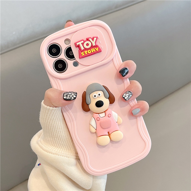 Ốp Điện Thoại Họa Tiết Chú Chó Hoạt Hình Dễ Thương Cho IPhone 14 13 12 11 Pro Max