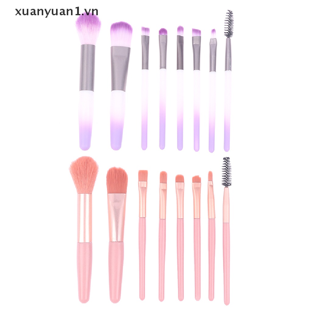 Set 8 Cọ Trang Điểm Chuyên Nghiệp Tiện Dụng