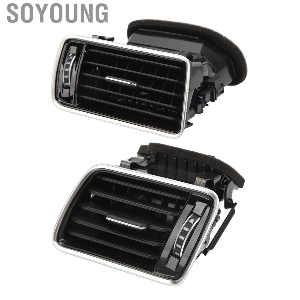 Soyoung Central Panel AC Air Vent  Shockproof Car Conditioning Outlet Uniform Airflow for Left Hand Drive B6 B7 LHD Vehicle
