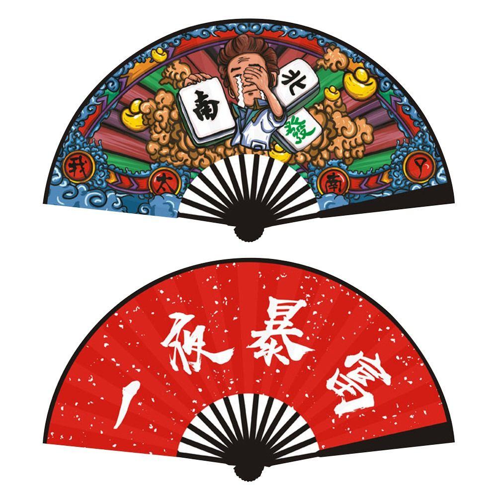 Quạt Xương Nhựa 48cm Trang Trí Tiệc Cưới