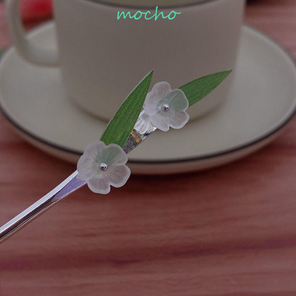 Trâm Cài Tóc Hình Hoa Lá Tre Đơn Giản Phong Cách Hanfu Cổ Điển Cho Nữ