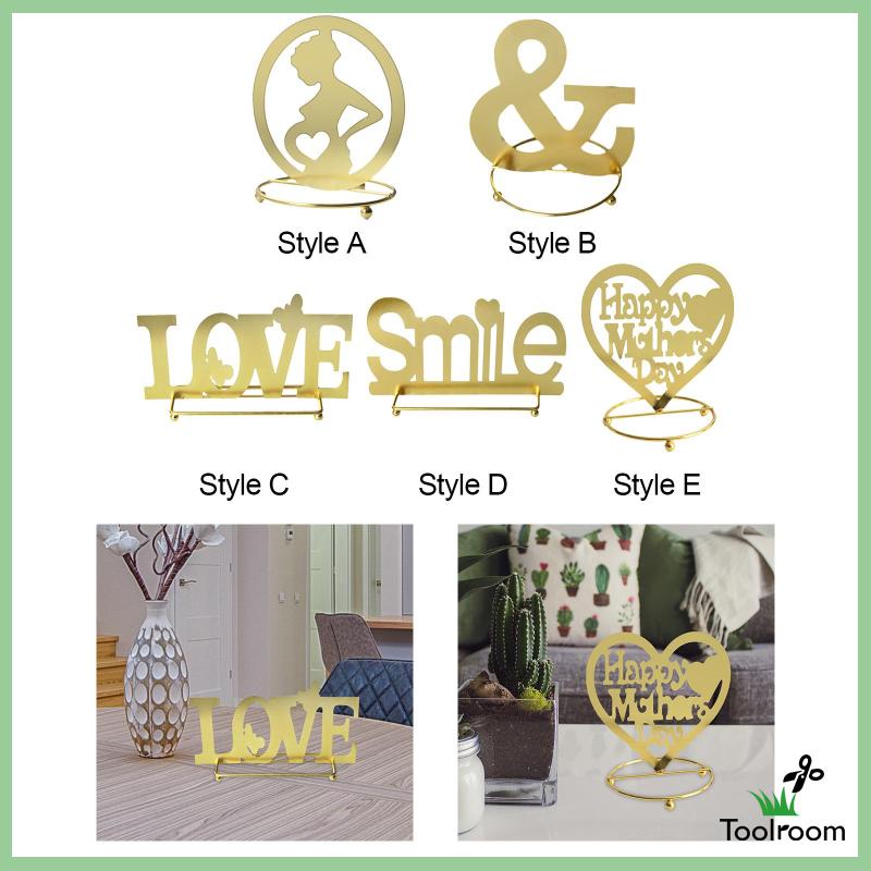 Tượng Nghệ Thuật Trừu Tượng Bằng Kim Loại Để Bàn Trang Trí Phòng Trẻ Em