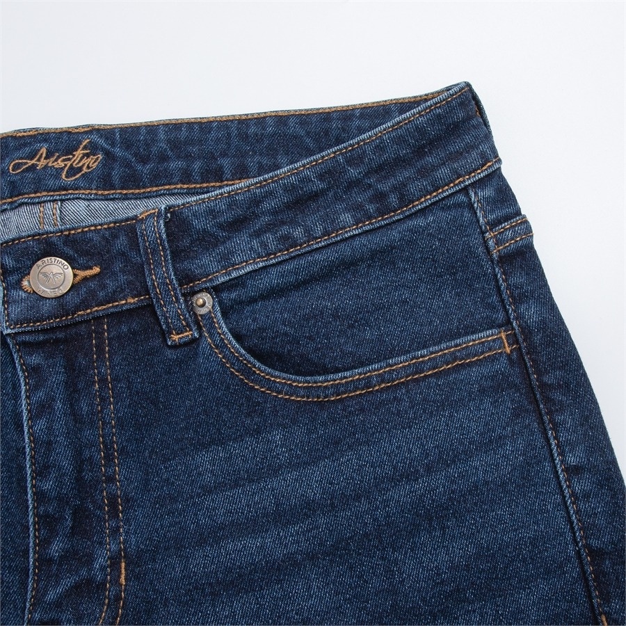 Quần Jeans nam ARISTINO dáng Regular fit suông nhẹ, thiết kế túi hai bên, màu sắc trẻ trung - AJN03602