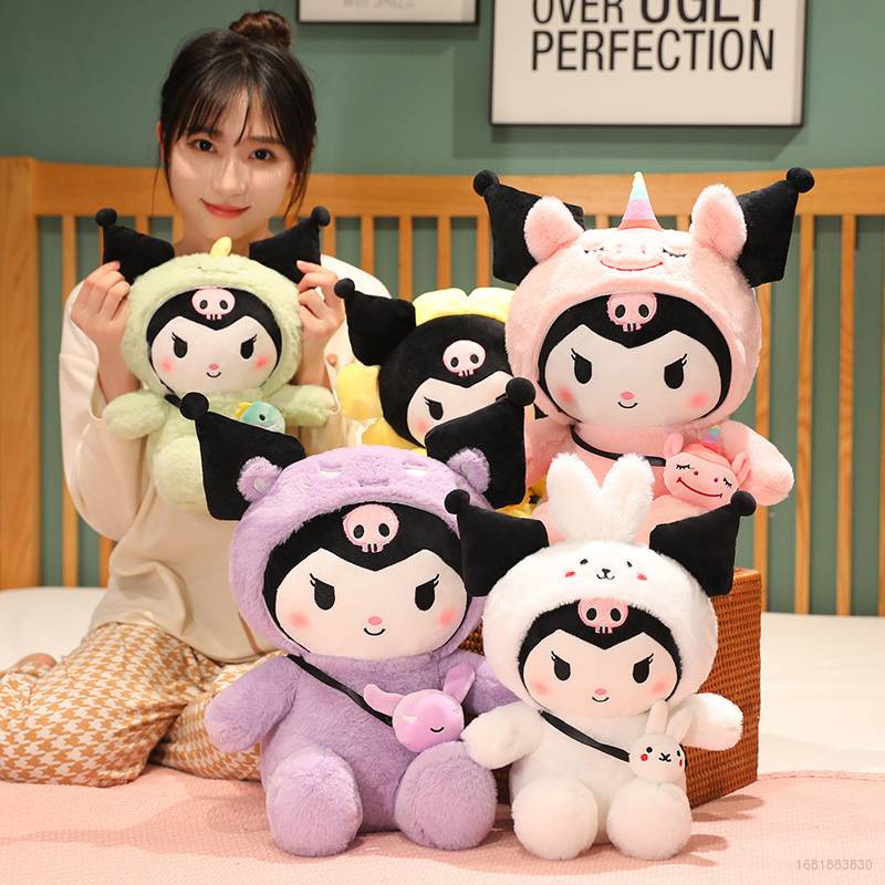 Thú Nhồi Bông SY2 Sanrio Kuromi Hóa Trang Khủng Long / Thỏ Đáng Yêu Cho Bé Gái YS2