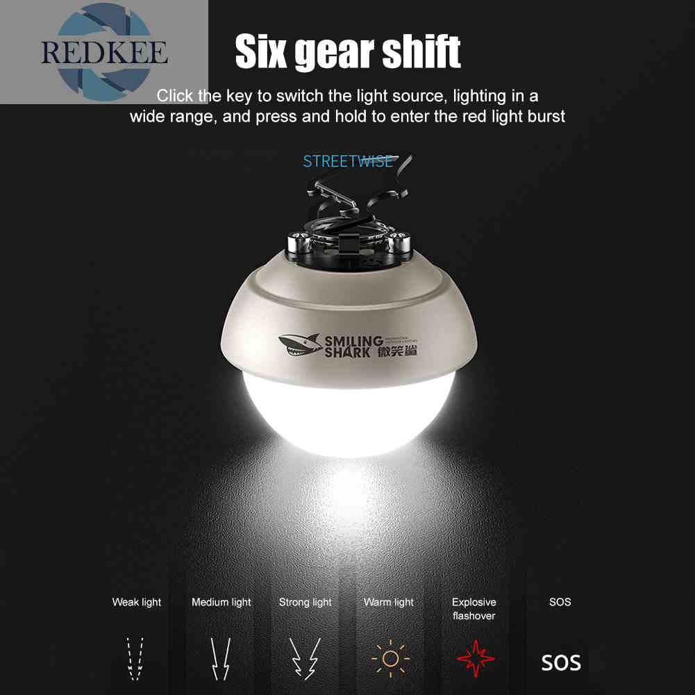 Đèn LED Cắm Trại 6 Mức Độ Chống Nước Kèm Dụng Cụ Mở Nắp Chai