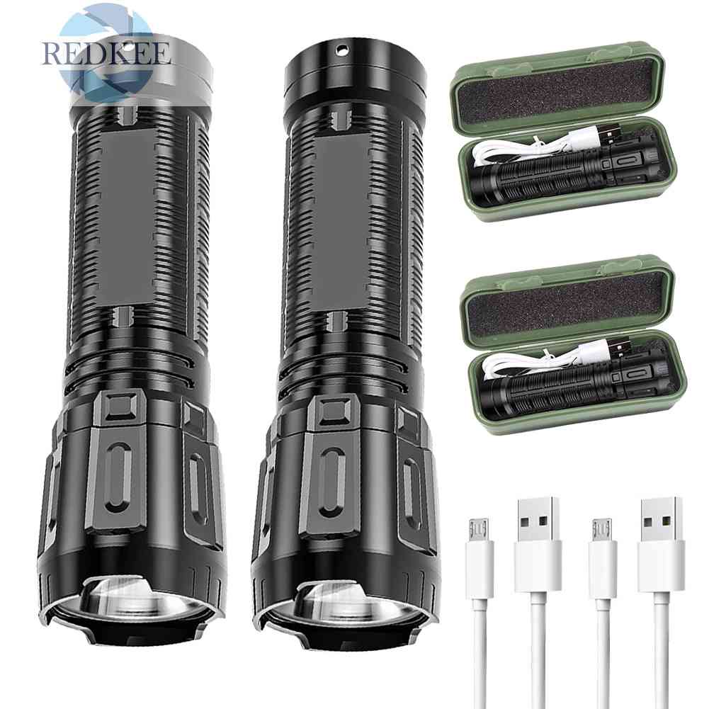 Set 2 Đèn Pin Cắm Trại 3 Chế Độ Tiện Lợi