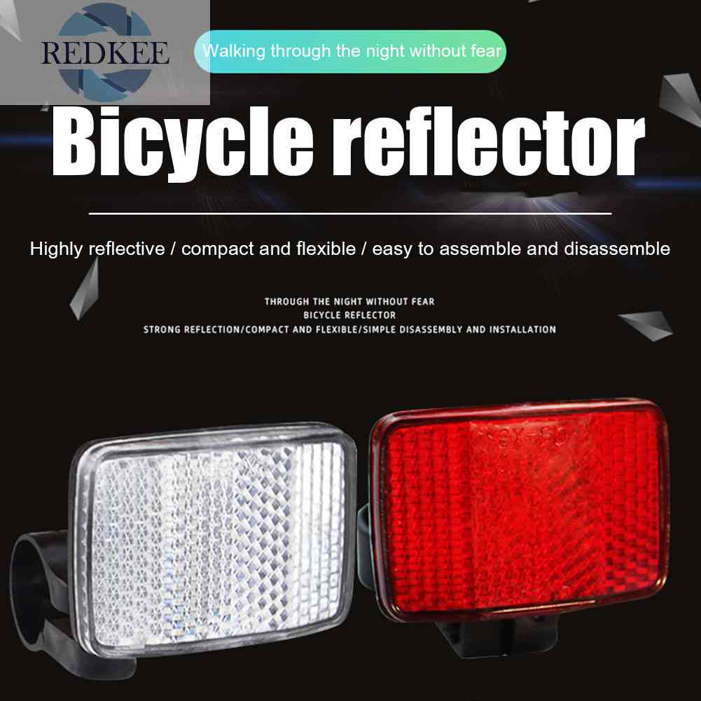 Ống Kính Phản Quang Trước Sau An Toàn Cho Xe Đạp MTB