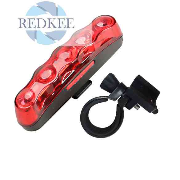 Đèn Led 5 Bóng Gắn Sau Xe Đạp Chống Nước Chống Sốc LPE7