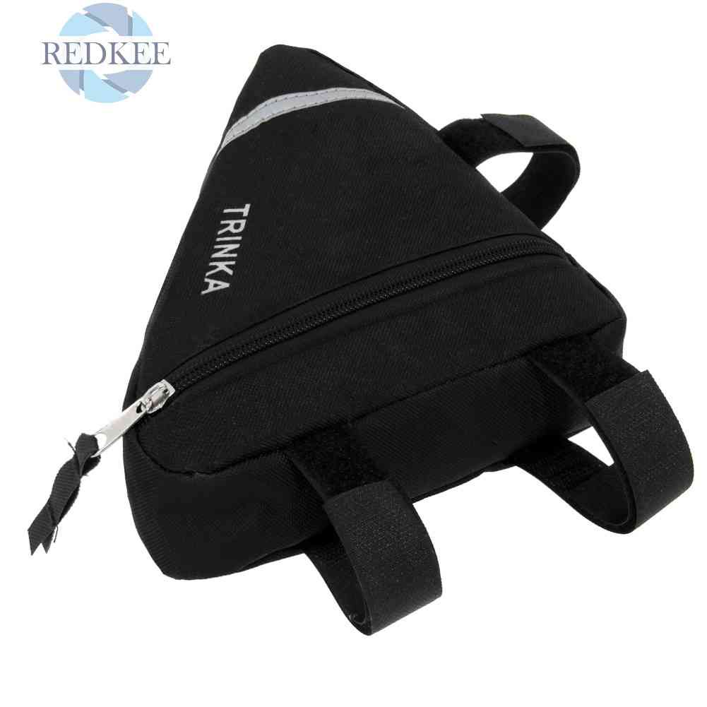 1 Túi Tam Giác Chống Thấm Nước Đựng Vật Dụng Tiện Lợi Gắn Khung Trước Xe Đạp