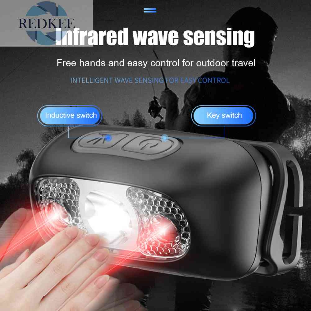 Đèn Pin Đeo Trán Bóng LED Cảnh Báo An Toàn