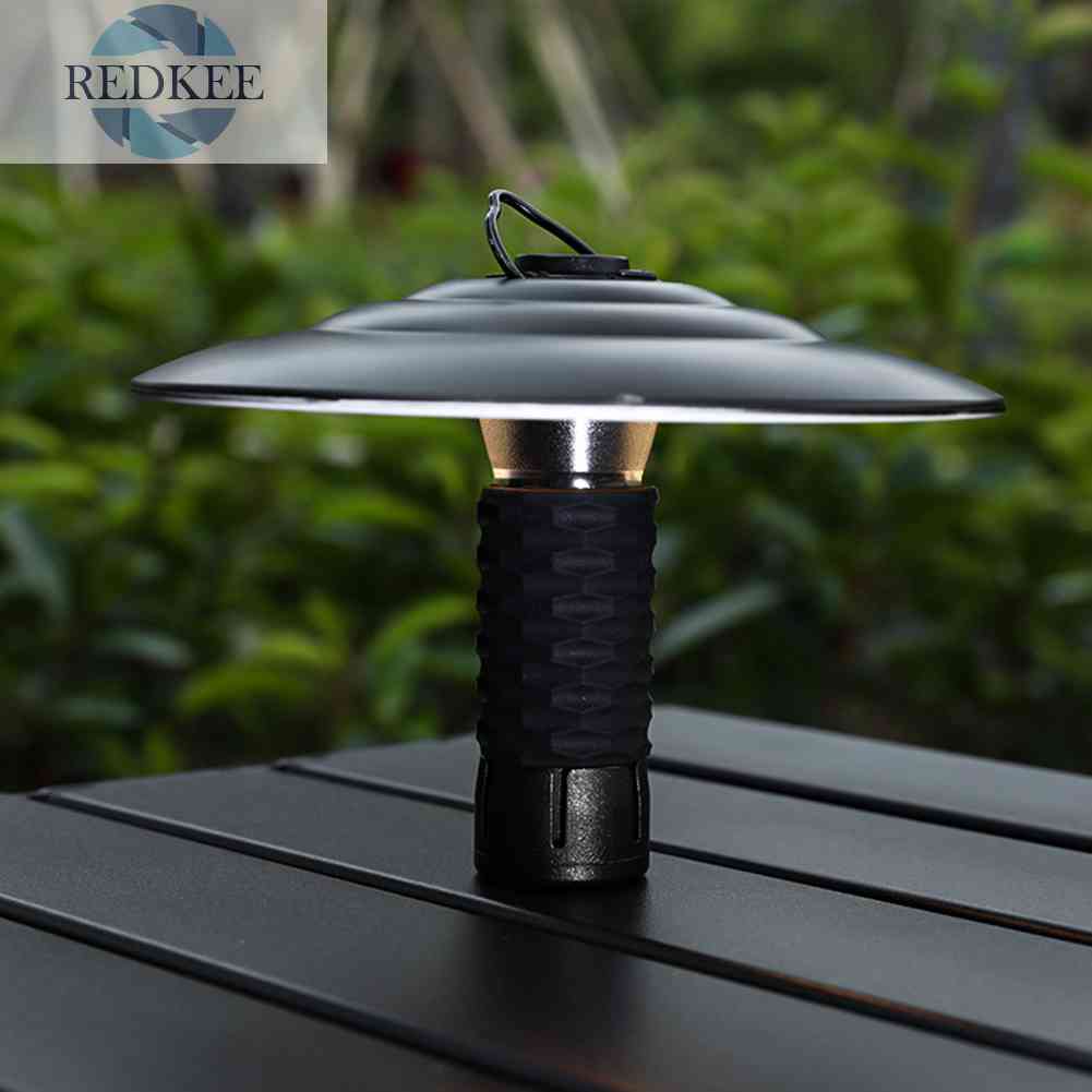 Đèn Pin Cắm Trại 3 Chế Độ Kèm Phụ Kiện Đen