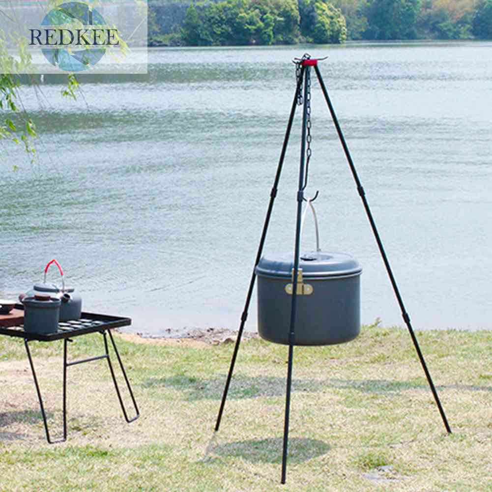 [Giảm Giá Mới!!!]Giá Đỡ Nồi Nấu Ăn Bằng Hợp Kim Nhôm Tiện Dụng Mang Theo Du Lịch Cắm Trại