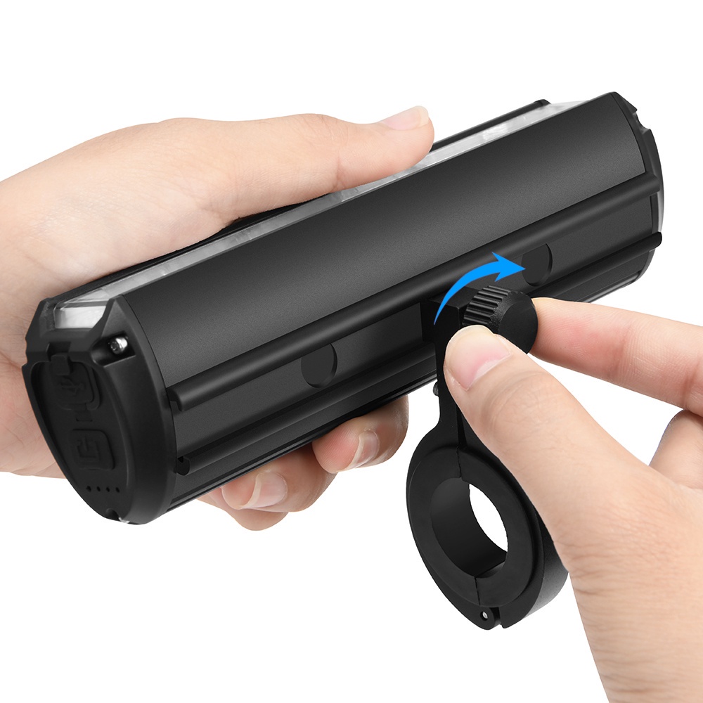 Đèn pha xe đạp thể thao NEWBOLER 3000 lumen 4000mah ipx6 sạc USB vỏ nhôm chống nước