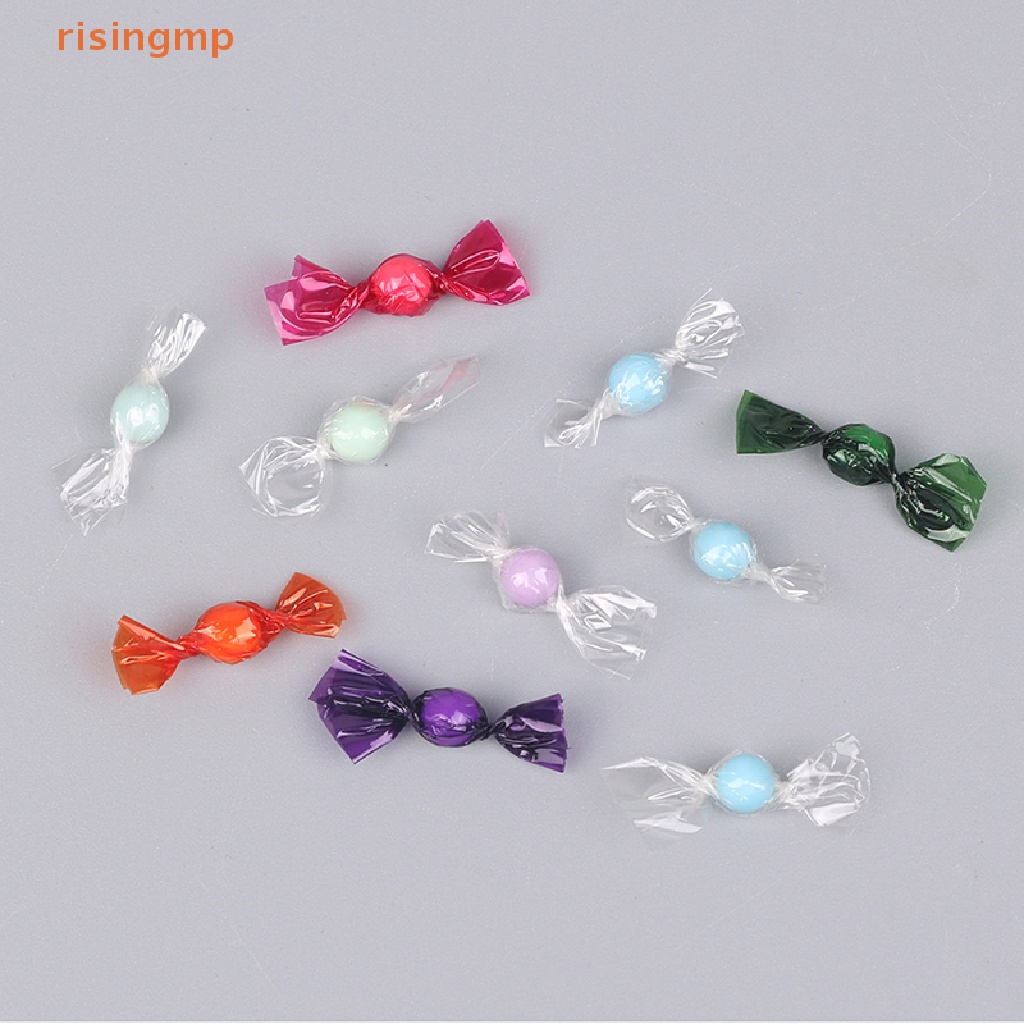 Set 5 / 10 Mô Hình Bánh Kẹo Mini Nhiều Màu Sắc Trang Trí Nhà Búp Bê