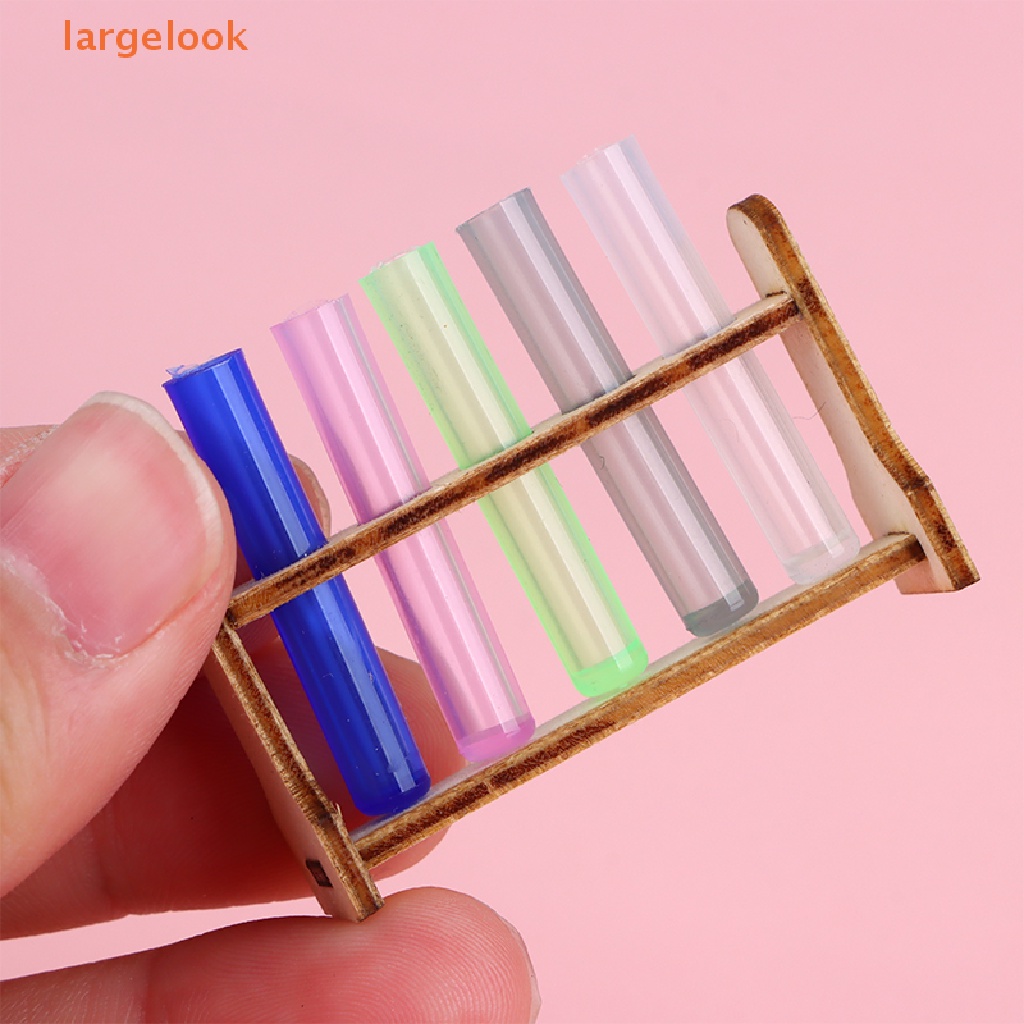 Bộ Giá Đỡ Ống Nghiệm Nghiệm Mini Dùng Trang Trí Nhà Búp Bê