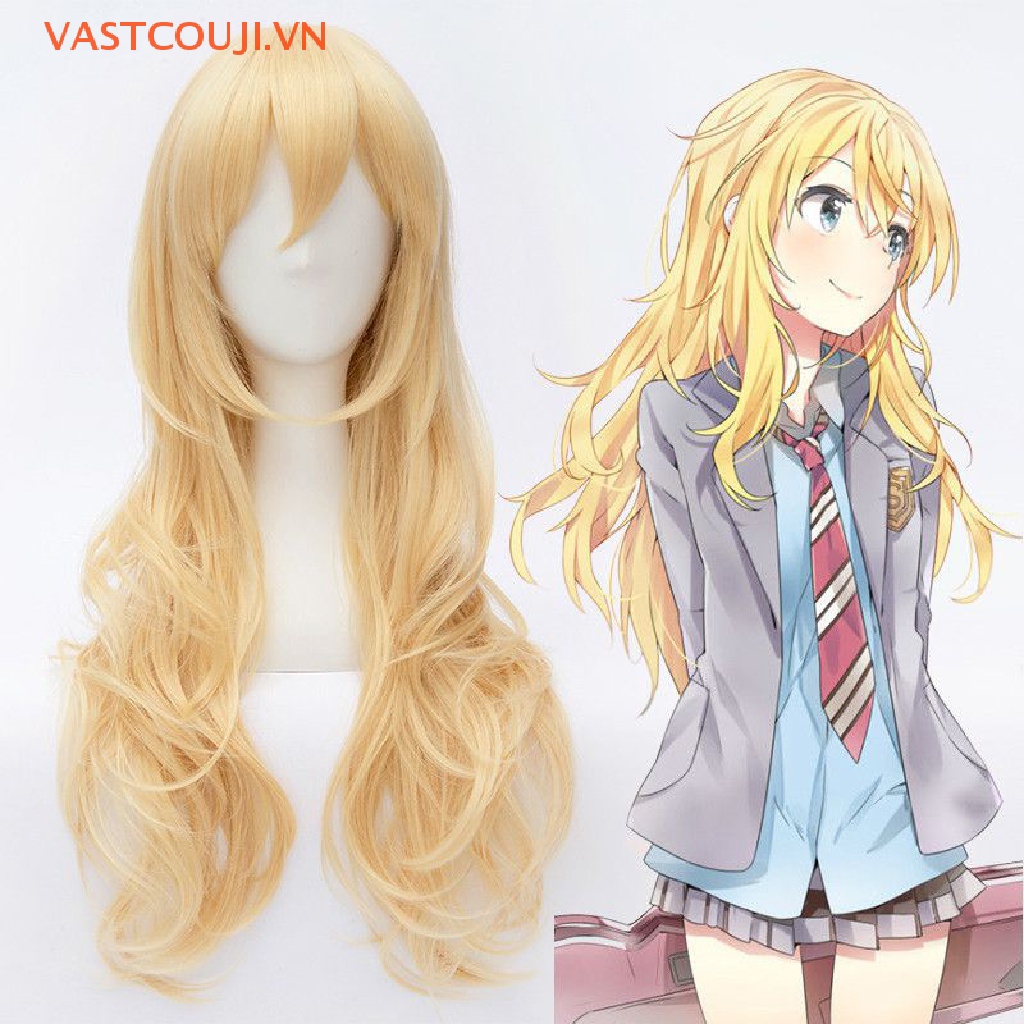 Bộ Tóc Giả Bằng Sợi Tổng Hợp Chịu Nhiệt Hóa Trang Nhân Vật Anime Your Lie In April Miyazono Kaori