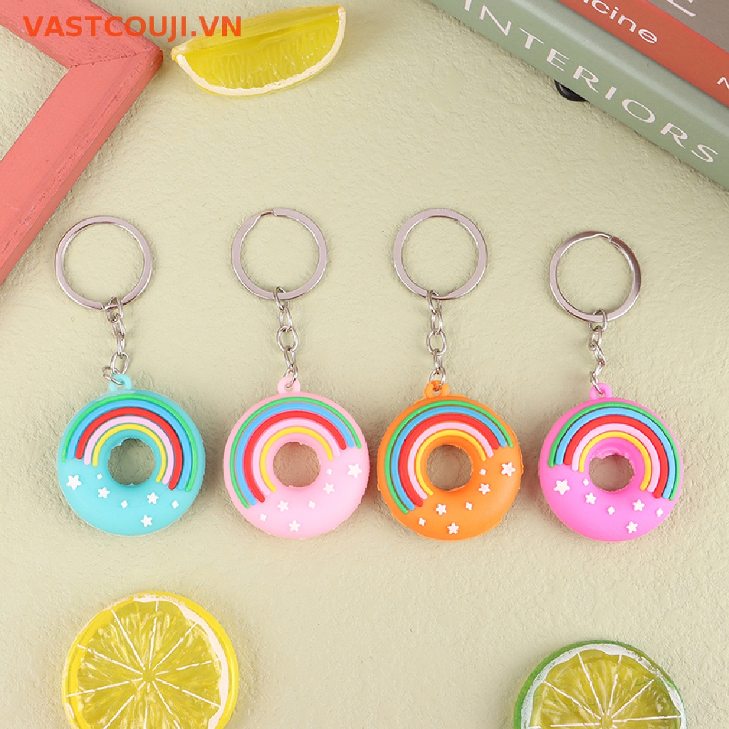 Móc Khóa Hình Bánh Donut Ngọt Ngào VASTJI