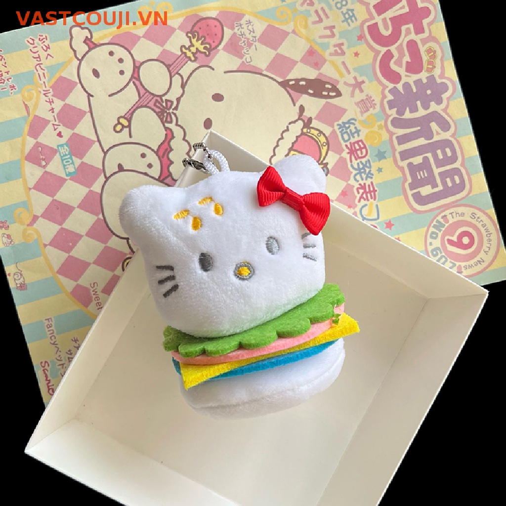 Móc Khóa Hình Chú Mèo Nhồi Bông Đáng Yêu