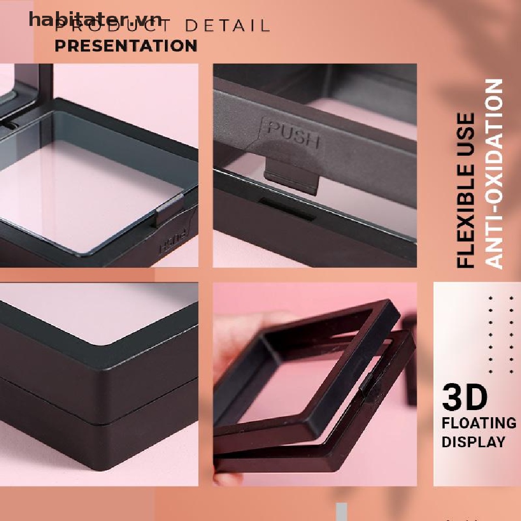 Hộp Đựng Nhẫn / Tiền Xu / Phim PE Chống Bụi Tiện Dụng