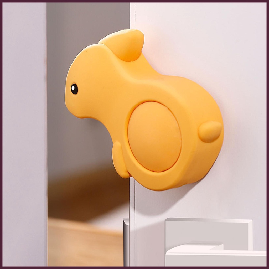 Kẹp Chặn Cửa Chống Tắc Nghẽn Hình Động Vật Hoạt Hình Dễ Thương Cho Bé