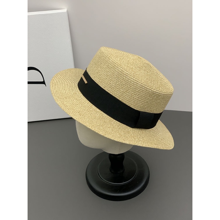 Mũ Cói Chống Nắng Đi Biển Mùa Xuân Hè Phong Cách Pháp Hàng Mới Có Thể Gập Lại Dành Cho Bạn Nữ
