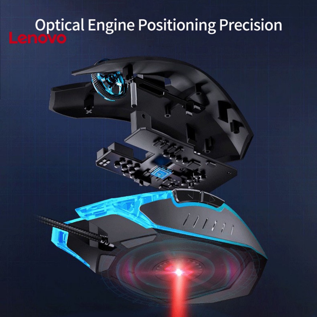 Chuột Quang Có Dây GM130 Chống Trượt 4 Nút Bấm Tùy Chỉnh Độ Nhạy Cao Dùng Để Chơi Game