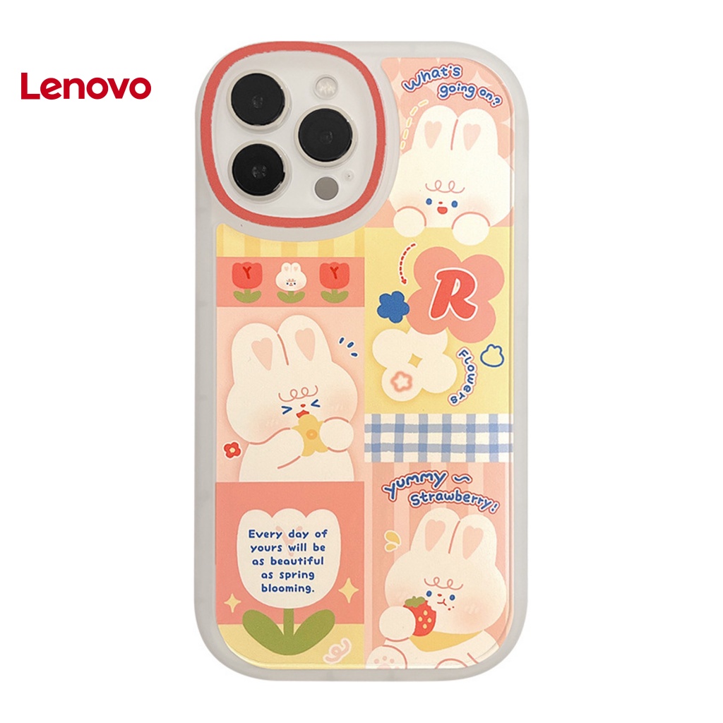 Ốp Điện Thoại TPU Dẻo Họa Tiết Hoạt Hình Chú Thỏ &amp; Hoa Hướng Dương Dễ Thương Chống Rơi / Trầy / Sốc Cho iPhone 13 / Mini / Pro