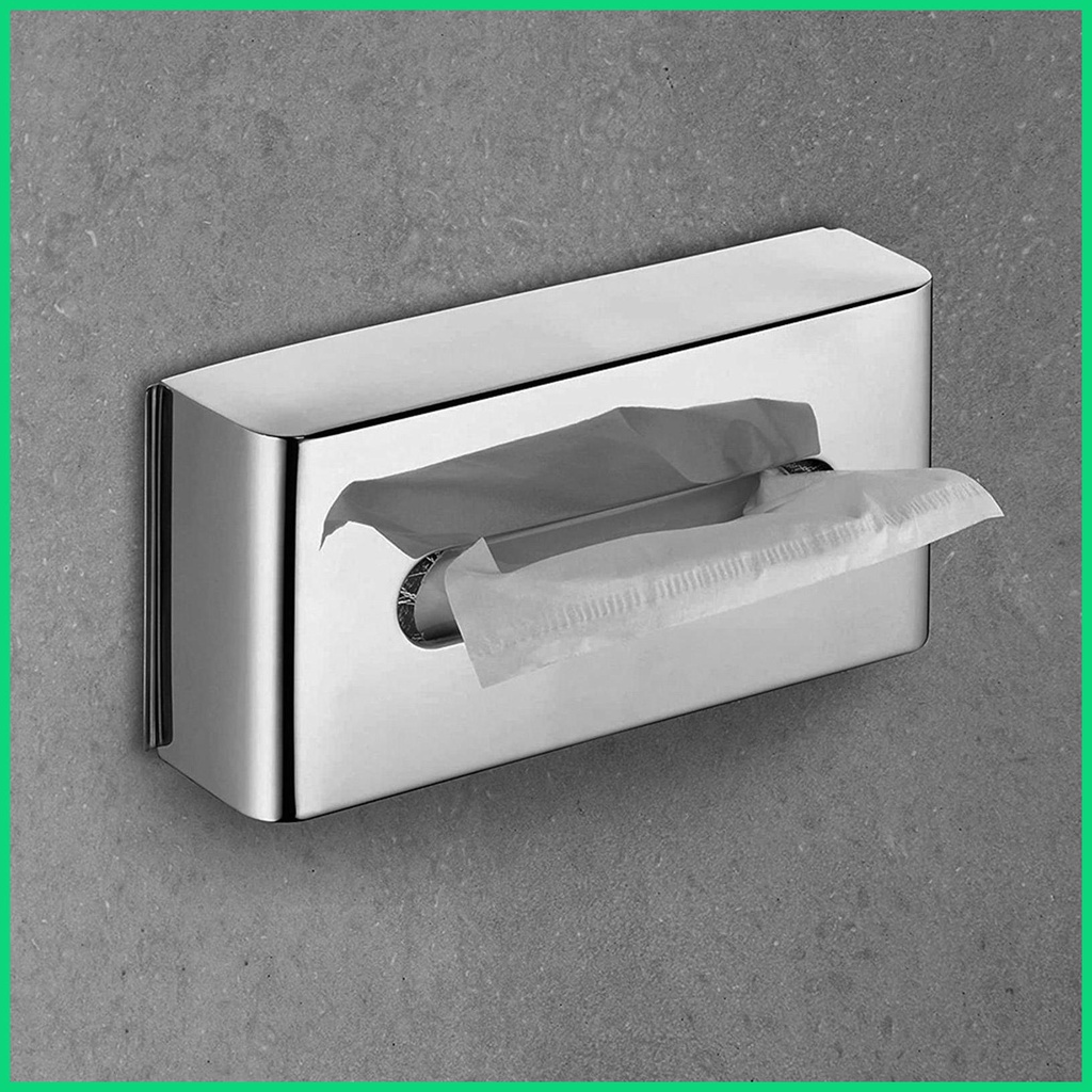 Hộp Đựng Khăn Giấy Hình Vuông Bằng Thép Không Gỉ Cho Phòng Tắm