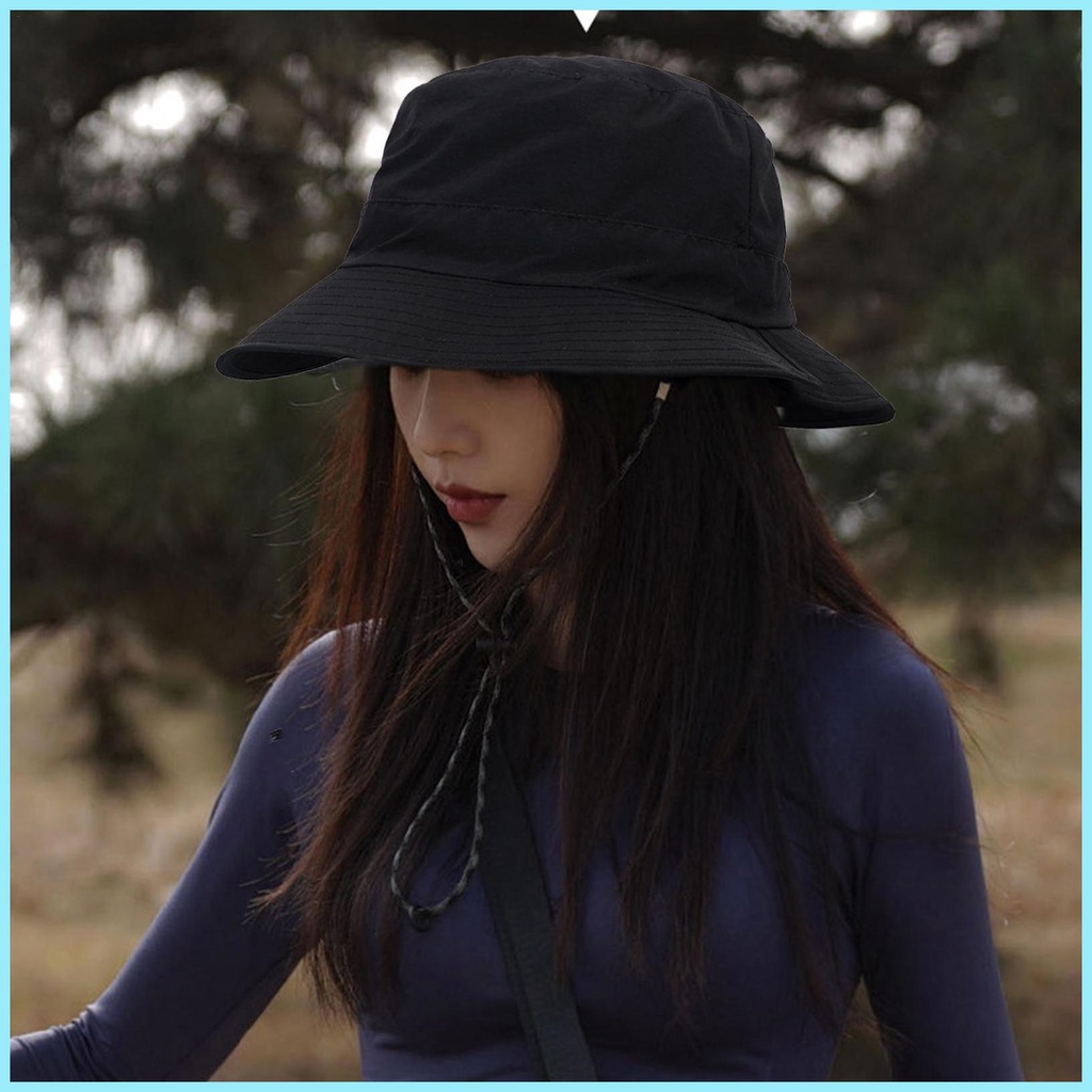 Nón Tai Bèo Vành Rộng Thoáng Khí Nhanh Khô Chống Tia UV Thiết Kế Dây Rút Tiện Dụng