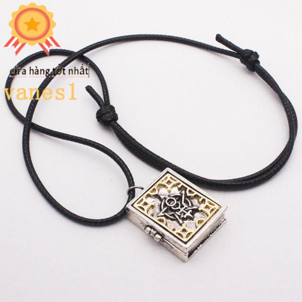 Vòng cổ Mặt Hình Đầu Lâu Phong Cách Gothic Ẩn Sách VANES1 Chất Lượng Cao