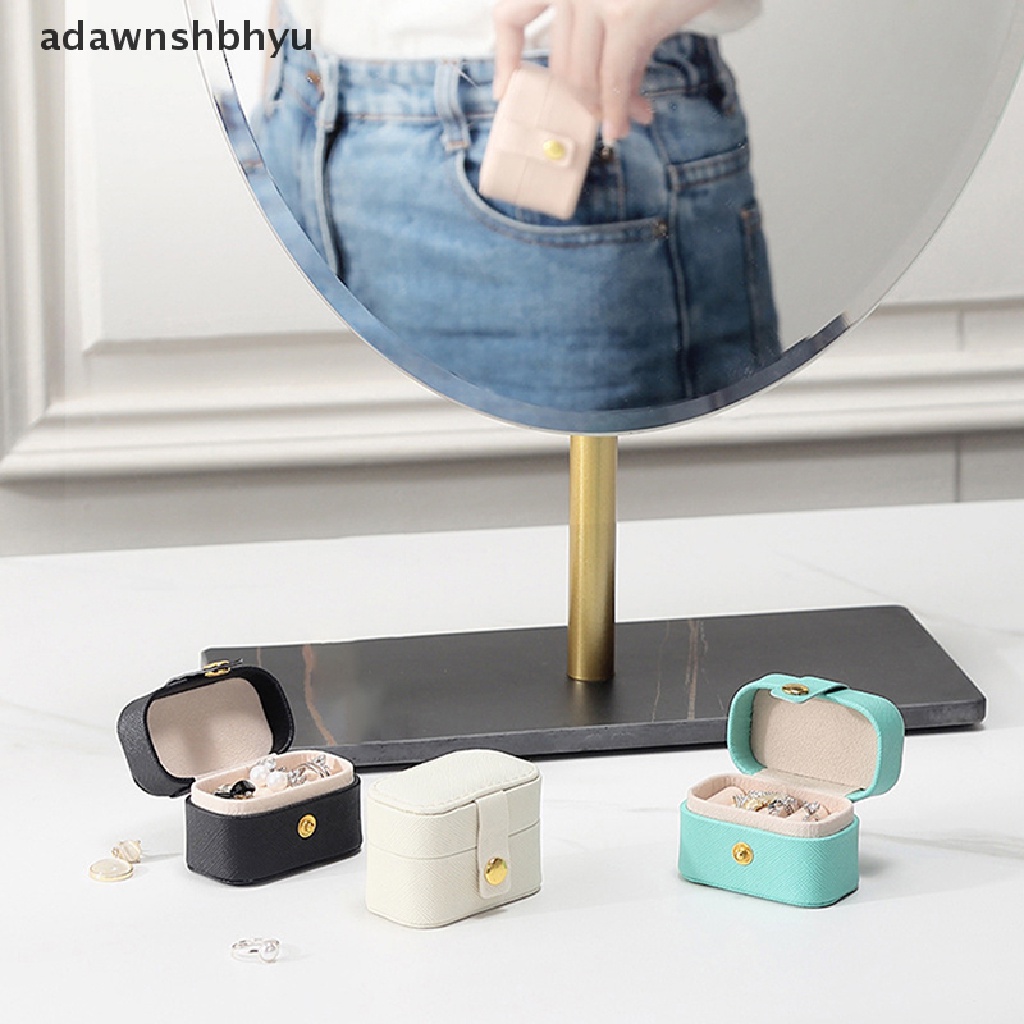 Hộp Đựng Trang Sức Bằng Da Cỡ Nhỏ Tiện Dụng Mang Đi Du Lịch