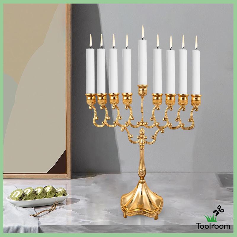 Set 9 Nhánh Giá Đỡ Nến Trang Trí Tiệc Cưới