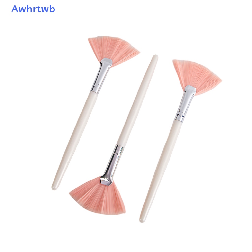 Set 3 Cọ Đắp Mặt Nạ Chăm Sóc Da Với Tay Cầm Nhựa Trong Suốt Mới