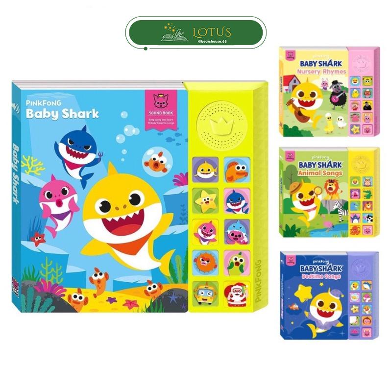 Đồ chơi Âm Nhạc Baby Shark Pinkfong - Đồ chơi âm thanh cho bé 1,2,3,4 tuổi sound book