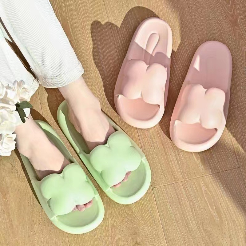 Dép Đế Dày Mềm Thoải Mái Bốn Lá Cho Nữ