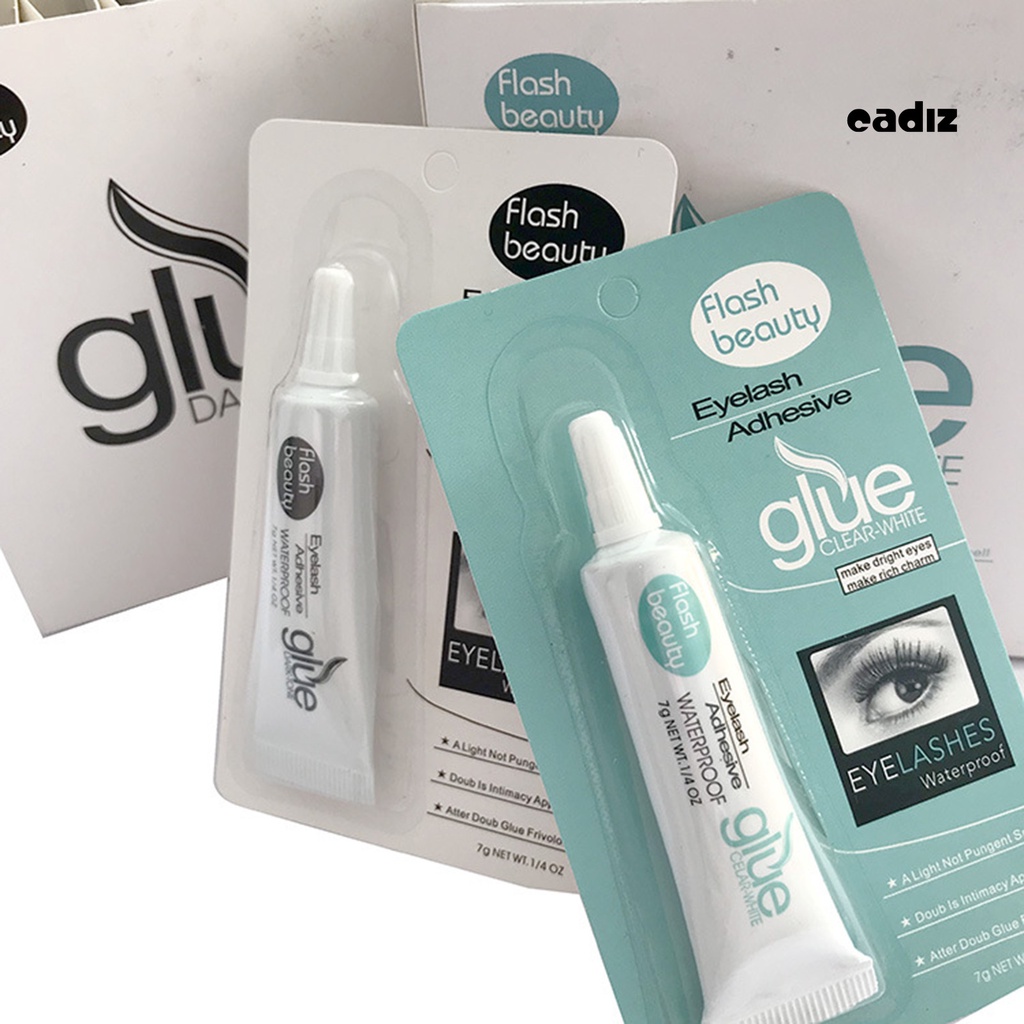 Keo Dán Lông Mi Giả Màu Trắng Đen Đa Năng 7g An Toàn Tiện Dụng