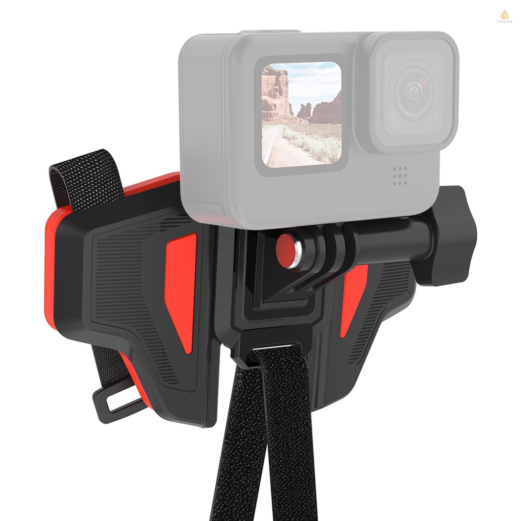 TELESIN Dây Đai Gắn Mũ Bảo Hiểm Xe Máy Tel Resin GP-HBM-MT2 10 9 8 7 6 5 DJI Osmo ACTION Insta360 ONE R
