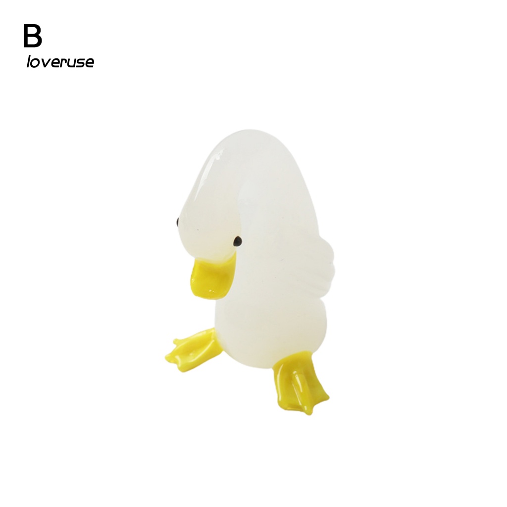 Mô Hình Ngỗng Bằng Kính Thủ Công Mini Sáng Tạo Trang Trí Nhà Cửa