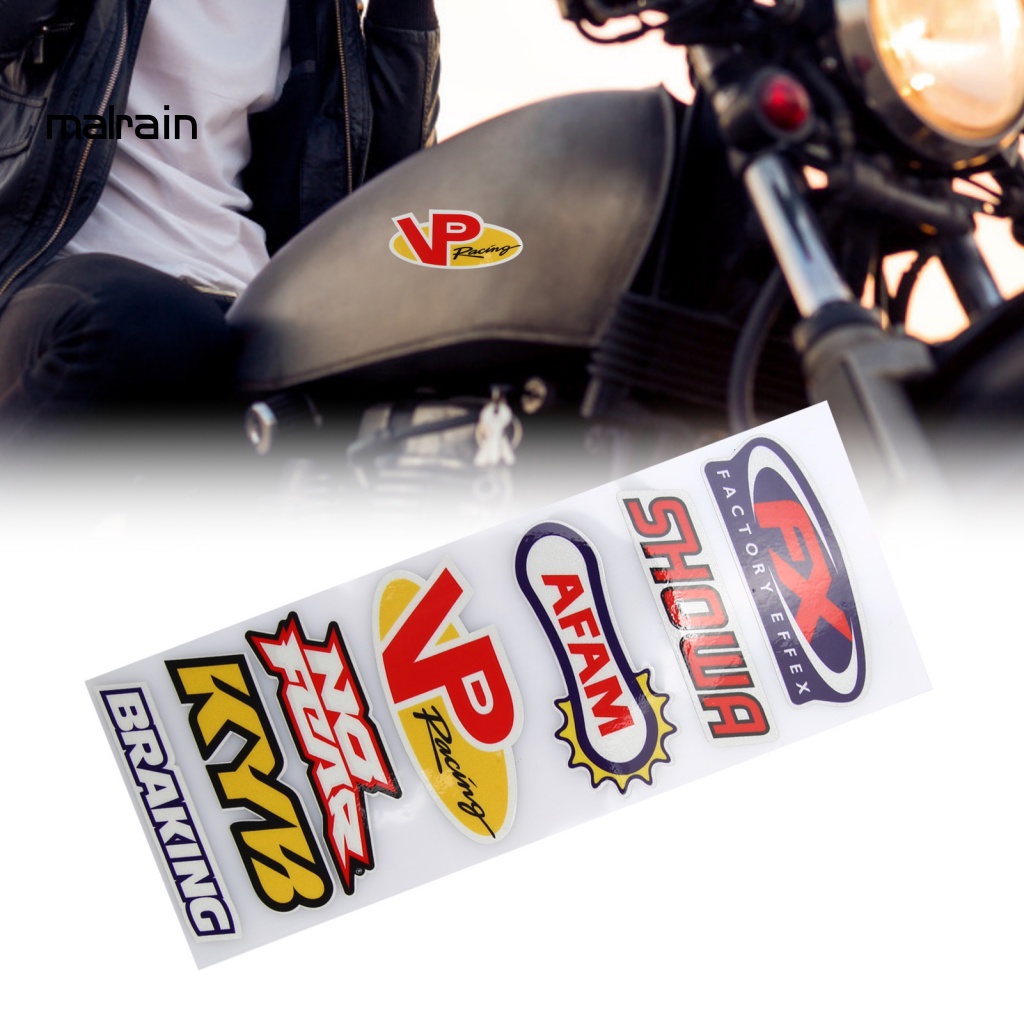 Bộ 5 Miếng Dán Trang Trí Xe Mô Tô Dễ Tháo Gỡ DIY