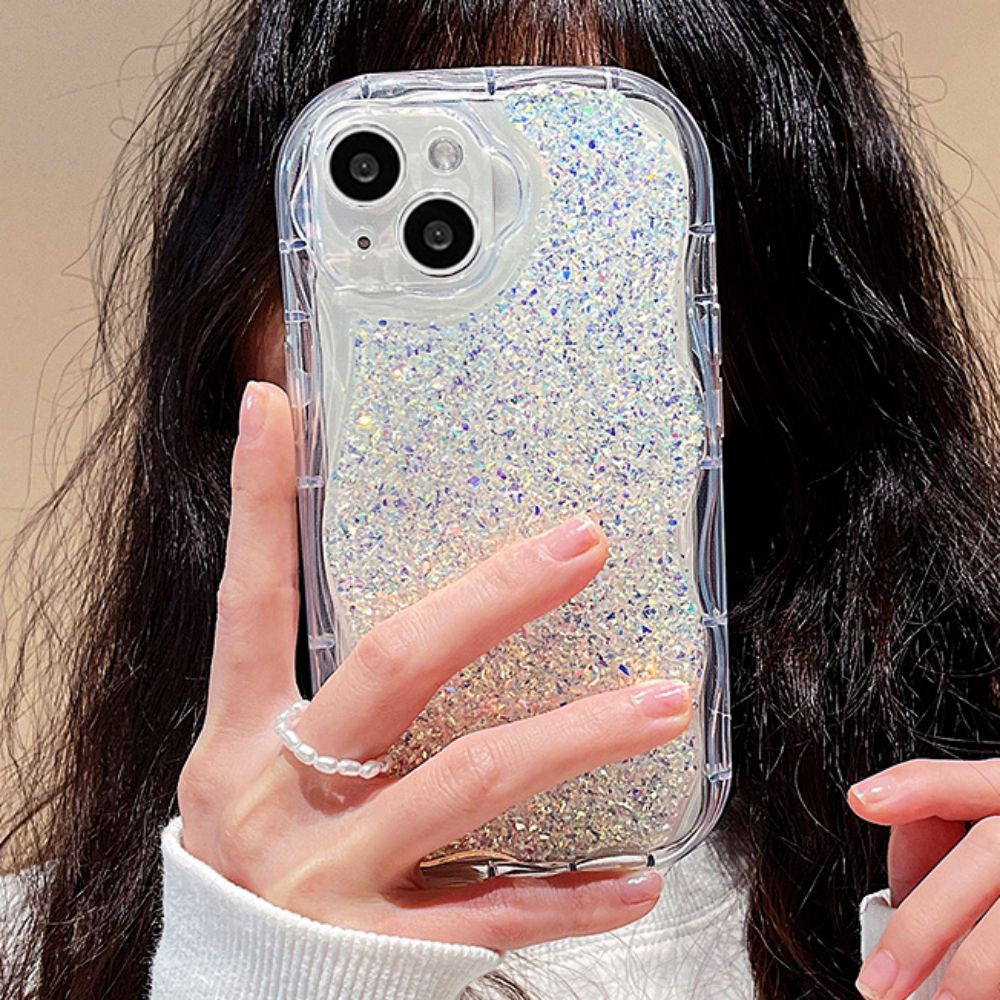 Ốp Điện Thoại TPU Dẻo Đính Sequin Lấp Lánh Thời Trang Chống Rơi / Bụi Bẩn Cho IPhone 14 13 12 11 Pro Max X XR 8 7 Plus