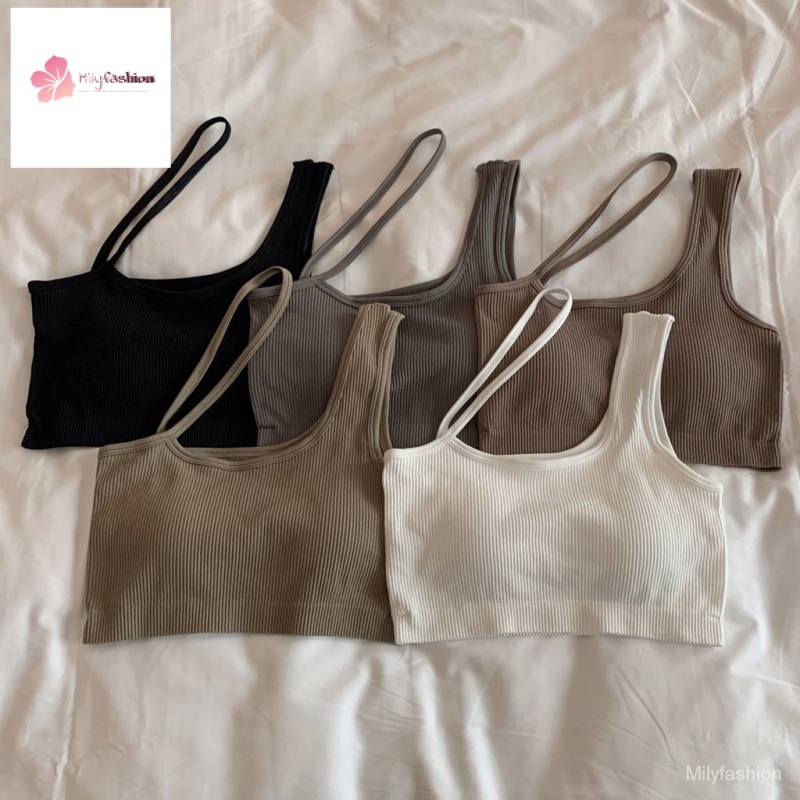 Áo Lót Nâng Ngực Không Gọng Dây Chéo Lưng Gợi Cảm